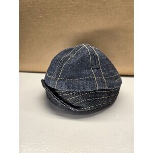 Baird Jeans Denim Hat Kids 21" Small Welding Cap Mechanic Engineer Fitted USA